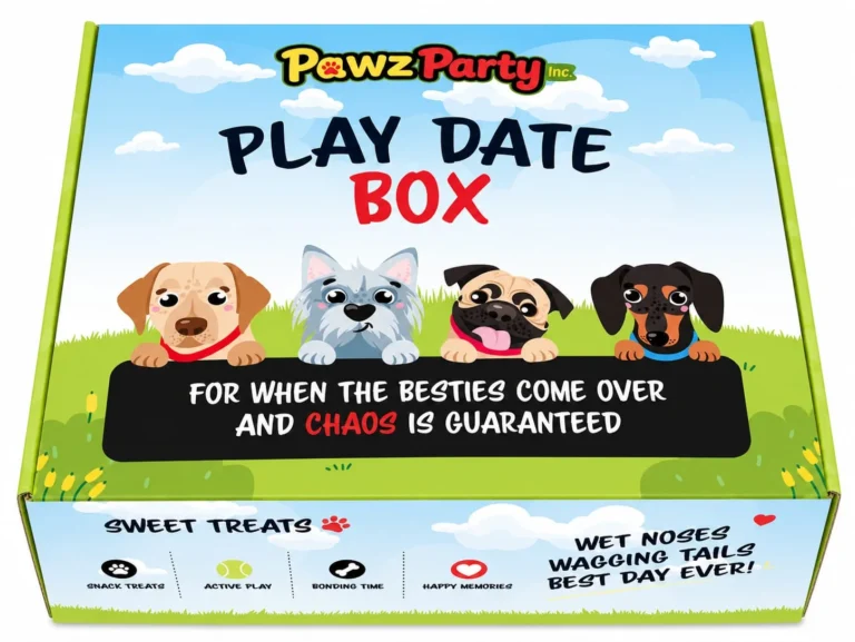 Pawz Party Play Date Box: for when the besties come over and chaos is guaranteed